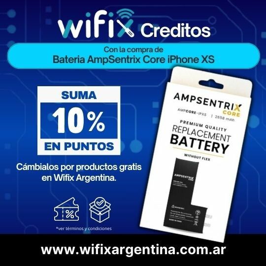 Bateria AmpSentrix Core iPhone XR – WiFix Argentina